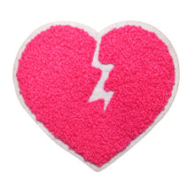 Load image into Gallery viewer, Broken Heart in Multi Colors Multi Sizes Chenille Patches