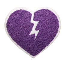 Load image into Gallery viewer, Broken Heart in Multi Colors Multi Sizes Chenille Patches