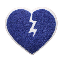 Load image into Gallery viewer, Broken Heart in Multi Colors Multi Sizes Chenille Patches