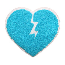Load image into Gallery viewer, Broken Heart in Multi Colors Multi Sizes Chenille Patches