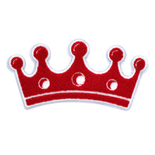 Load image into Gallery viewer, Crown Chenille Patches in Multi Colors