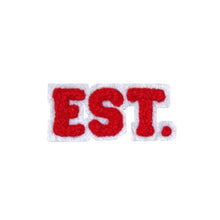 Load image into Gallery viewer, EST. Chenille Patch