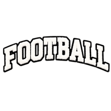 Load image into Gallery viewer, Football Chenille Patch Iron-On Applique, Available in Various Colors