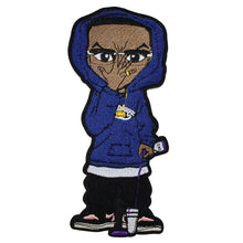 Load image into Gallery viewer, Hood &amp; Glasses On Boy with the Dripping DLC Chenille Patch
