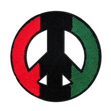 Load image into Gallery viewer, Peace Sign Chenille Patches in Multi Colors