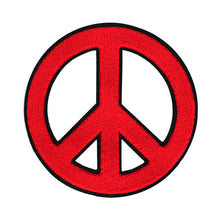 Load image into Gallery viewer, Peace Sign Chenille Patches in Multi Colors