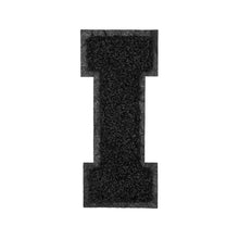 Load image into Gallery viewer, Letter Varsity Alphabets A to Z Black Chenille & Black Felt  6 Inch
