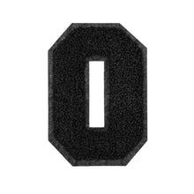 Load image into Gallery viewer, Letter Varsity Alphabets A to Z Black Chenille & Black Felt  6 Inch