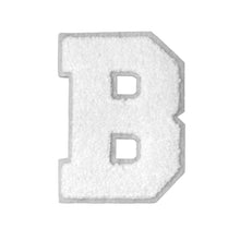 Load image into Gallery viewer, Letter Varsity Alphabets A to Z White Chenille & White Felt  8 Inch