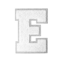 Load image into Gallery viewer, Letter Varsity Alphabets A to Z White Chenille & White Felt  8 Inch