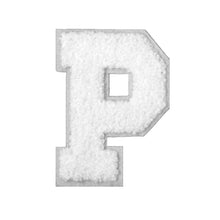 Load image into Gallery viewer, Letter Varsity Alphabets A to Z White Chenille & White Felt  8 Inch