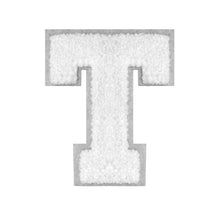 Load image into Gallery viewer, Letter Varsity Alphabets A to Z White Chenille & White Felt  8 Inch