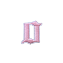 Load image into Gallery viewer, 3D Old English Roman Font Number 0 to 9 Size 2, 3 inches Pink Embroidery Patch