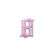 Load image into Gallery viewer, 3D Old English Roman Font Number 0 to 9 Size 2, 3 inches Pink Embroidery Patch