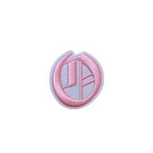 Load image into Gallery viewer, 3D Old English Roman Font Alphabets A To Z Size 2 Inches Pink Embroidery Patch