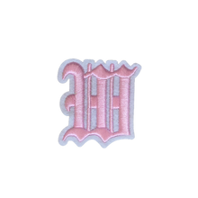 Load image into Gallery viewer, 3D Old English Roman Font Alphabets A To Z Size 3 Inches Pink Embroidery Patch