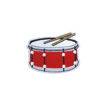 Load image into Gallery viewer, Drum in Multicolor Embroidery Patch
