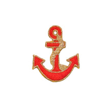 Load image into Gallery viewer, Gold Anchor Design in Multi Colors Embroidery Patch