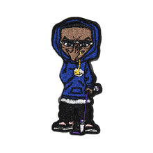 Load image into Gallery viewer, Hood & Glasses On Boy with the Dripping DLC Embroidery Patch