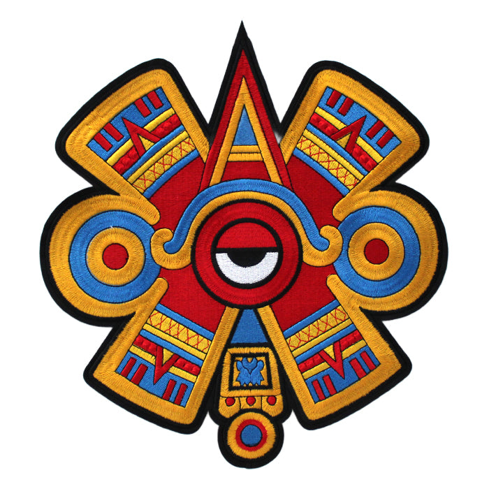 Aztec Eye “Nahui Ollin” Holographic Embroidery Patch tackletwill