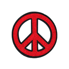 Load image into Gallery viewer, Peace Sign Embroidery Patches in Multi Colors
