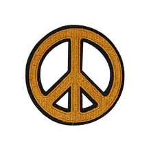 Load image into Gallery viewer, Peace Sign Embroidery Patches in Multi Colors
