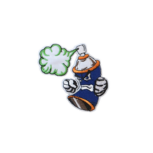Load image into Gallery viewer, Angry Spray Bottle in Multicolor Embroidery Patch