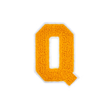 Load image into Gallery viewer, Letter Varsity Alphabets A to Z Yellow Chenille & White Felt 2.5 Inch