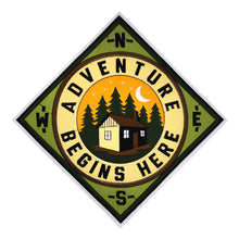 Load image into Gallery viewer, Adventure Outdoor Camper Camp Fire Embroidery Jumbo Size Patches