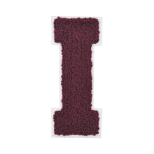 Load image into Gallery viewer, Letter Varsity Alphabets A to Z Burgundy Chenille & White Felt  4 Inch