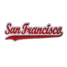 Load image into Gallery viewer, Varsity City Name San Francisco in Multicolor Embroidery Patch