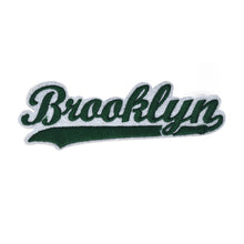 Load image into Gallery viewer, Varsity City Name Brooklyn in Multicolor Embroidery Patch