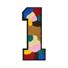 Load image into Gallery viewer, Number 0 to 9 Size 2.5, 4.75, 6.25, and 8.25 inch Multicolor