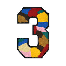 Load image into Gallery viewer, Number 0 to 9 Size 2.5, 4.75, 6.25, and 8.25 inch Multicolor