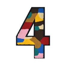 Load image into Gallery viewer, Number 0 to 9 Size 2.5, 4.75, 6.25, and 8.25 inch Multicolor