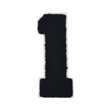 Load image into Gallery viewer, Varsity Numbers Black Chenille & White Felt