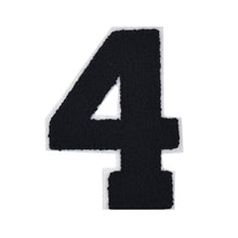 Load image into Gallery viewer, Varsity Numbers Black Chenille & White Felt