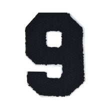 Load image into Gallery viewer, Varsity Numbers Black Chenille & White Felt
