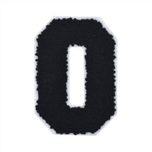 Load image into Gallery viewer, Varsity Numbers Black Chenille & White Felt