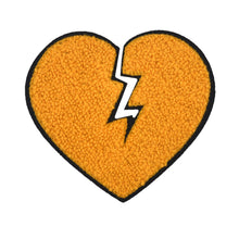 Load image into Gallery viewer, Broken Heart in Multi Colors Multi Sizes Chenille Patches