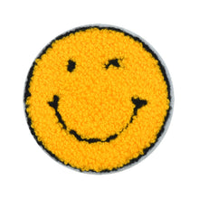 Load image into Gallery viewer, Smile Wink Emoji Face Chenille Patch