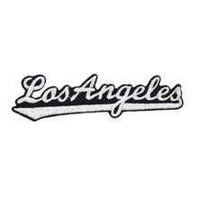 Load image into Gallery viewer, Varsity City Name Los Angeles in Multicolor Embroidery Stitch