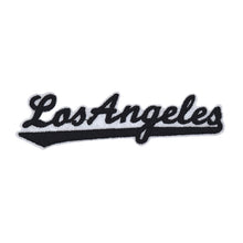 Load image into Gallery viewer, Varsity City Name Los Angeles in Multicolor Embroidery Stitch