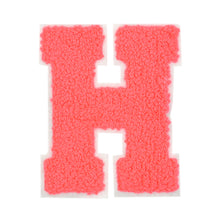 Load image into Gallery viewer, Letter Varsity Alphabets A to Z Neon Coral 6 Inch
