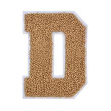 Load image into Gallery viewer, Letter Varsity Alphabets A to Z Light Brown Brandy Tan Color 2.5 Inch
