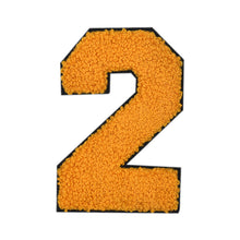 Load image into Gallery viewer, Varsity Numbers Yellow Chenille & Black Felt