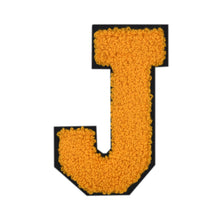Load image into Gallery viewer, Letter Varsity Alphabets A to Z Yellow Chenille & Black Felt 2.5 Inch