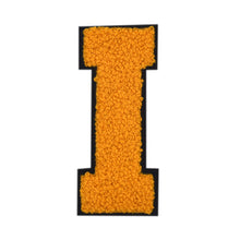 Load image into Gallery viewer, Letter Varsity Alphabets A to Z Yellow Chenille & Black Felt 2.5 Inch