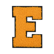 Load image into Gallery viewer, Letter Varsity Alphabets A to Z Yellow Chenille & Black Felt 4 Inch