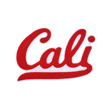 Load image into Gallery viewer, State Name 'Cali' in Multicolor Chenille Patch